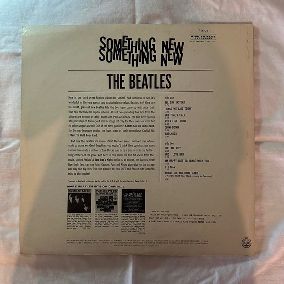 The Beatles - Something New 1964 Original Mono Vinyl Capitol T-2108 - Picture 2 of 4